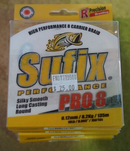 Suffix Pro 8 Fishing Reel 4 x pack combo
