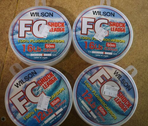 Wilson FC 50m Fishing Line 2x 16lb and 2x 12lb combo