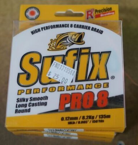 Suffix Pro 8 Fishing Reel 4 x pack combo<p>Note: Items were part of insurance claim pertaining to transit damage. Sold as is. May contain faults\damages.