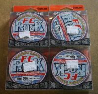 FC Rock Saltwater light game Fishing Line 2 x 20lb, + 1 each 12lbd 16lb combo pack