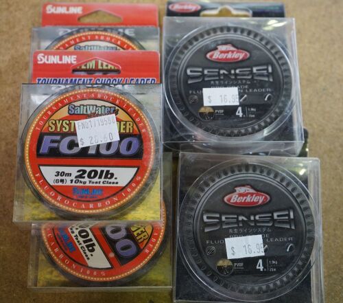Mixed Pack of Berkley and Sunline Fishing line 4 pack combo