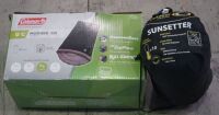 Outdoor Connection Sunsetter 180 x 70cm + Coleman mudgee co2018 x 84 twin pack