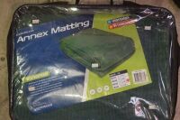 Kookaburra Annex Weatherproof Matting in bag (bag has ripped stiching around zipper)