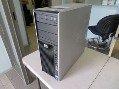 Hewlett Packard Z400 Tower CPU Workstation, Serial No: SGH118P9QX, Xeon