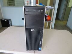 Hewlett Packard Z400 Tower CPU Workstation, Serial No: SGH125PD2D, Xeon - 3