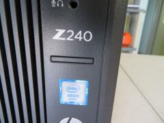 Hewlett Packard Z240 Tower CPU Workstation, Serial No: SGH736Q4JP, Intel Xeon Inspire - 4