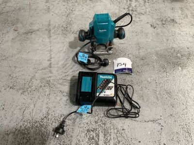 Makita Plunge Router & Battery Charger