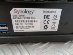Synology Disk Station, 4 x 3 TB Drives, Model: DS412+ - 7