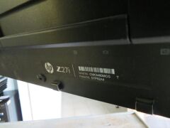 Hewlett Packard 27" Monitor, Model: Z27i, with power lead - 3