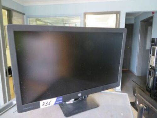 Hewlett Packard 24" Monitor, Model: Pro Display P240 VA, with power lead