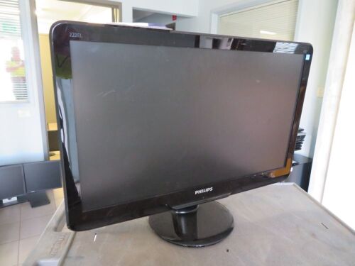 Philips 22" LED Monitor, Model: 222EL2, with power lead