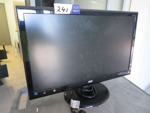 AOL 24" LED Monitor, Model: e2450Swh, with power lead