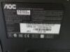 AOL 24" LED Monitor, Model: e2450Swh, with power lead - 5