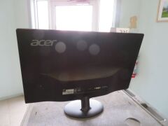 Acer 24" Monitor, Model: 240HL, with power lead - 4