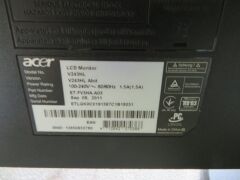 Acer 24: Monitor, Model: V243HL, with power lead - 3