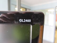 Benq 24" Monitor, Model: GL2460, with power lead - 3