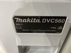 Makita 18Vx2 Brushless Upright Vacuum Skin DVC560 - 9