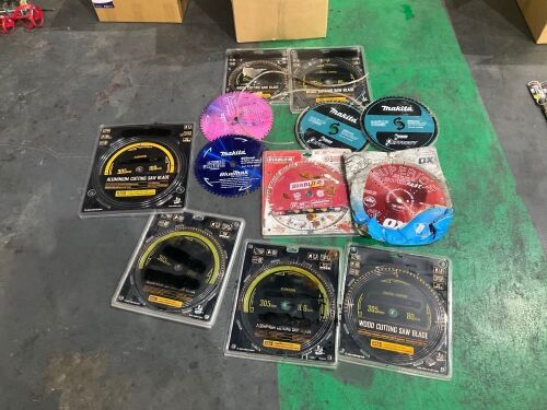 Various Saw Blade Bundle, Mixed Brands and Sizes