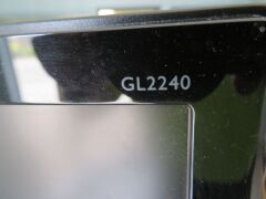 Benq 22" Monitor, Model: GL2240, with power lead - 3