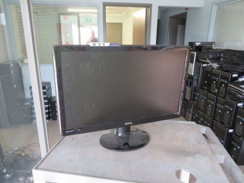 Benq 22" Monitor, Model: GL2240, with power lead