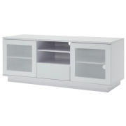 AVS Oak Lowboy 1200mm TV/AV Cabinet - Sonoma Oak Light/White Gloss OLB1200SOW
