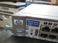 Hewlett Packard Rack Mount Switch, Model: Procurve Switch 2650 - 2