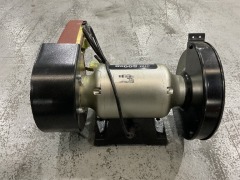 200mm Bench Grinder w/ 50x915mm Multitool Attachment PO362-200 - 3