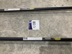 2 x Fencing Bars Bundle 180cm and 165cm - 2