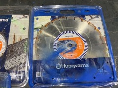 4 x Husqvarna Diamonds Cutting Blades - 5