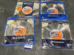 4 x Husqvarna Diamonds Cutting Blades - 6