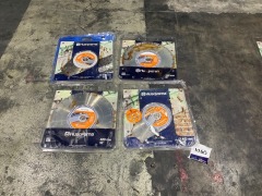 4 x Husqvarna Cutting Blade Bundle