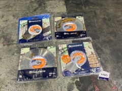 4 x Husqvarna Cutting Blade Bundle - 6