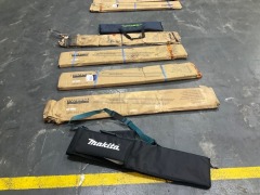 3 x Makita Guide Rails, Plus 1 Carry Bag, 1 x FesTool FS and Carry Bag - 4