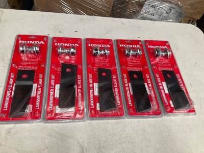 5 x Honda Lawnmower Blade Kit ( see photos for size)