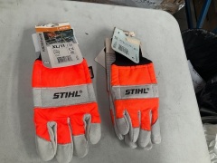 3 x STIHL Gloves Size XL S S - 3