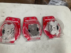 3 x Honda Trimmer Head L1002-UMK-B10 Head, Butterfly 10mm