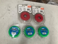 3 x Trail Blazer Trimmer Line 0.065’’ - 1.77mm and 2 x STIHL Trimmer Reel 2.7mm/0.105’’