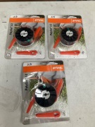 3 x STIHL Polycut 2-2 Trimmer Head - 2