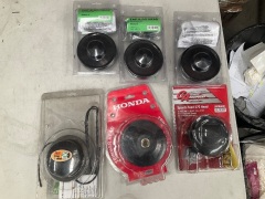 6 x Various Brands Trimmer Heads ( Honda, GA)