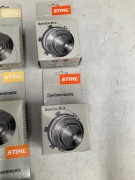 7 x Various Sizes STIHL Trimmer Heads ( See photos) - 4