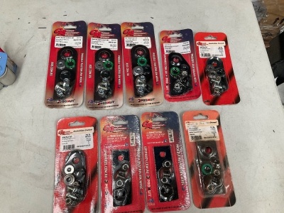 9 x Various Sizes GA Blade and Bolt Set ( See photos)