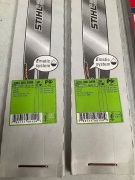 2 x STIHL Guide Bar 35cm/ 14’’ and 1 x GA Forestry Guide Bar GAFAA1420DL 14’’  - 2