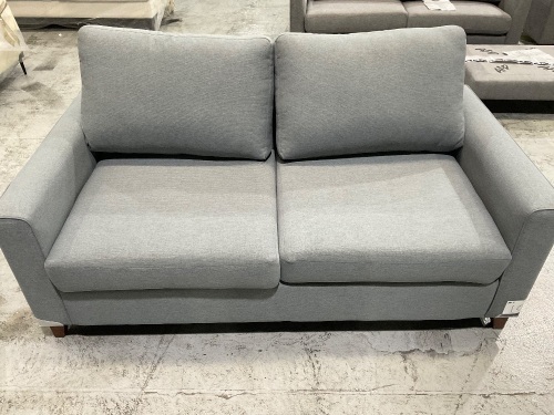 Akaro 2.5 Seater Lounge in Upholstered Volcanic Ash Fabric