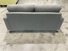Akaro 2.5 Seater Lounge in Upholstered Volcanic Ash Fabric - 3