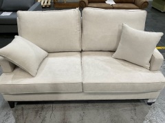 Colevale 2.5 Seater Lounge in Upholstered Warwick Jack Dune Fabric - 2