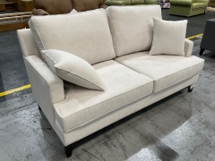 Colevale 2.5 Seater Lounge in Upholstered Warwick Jack Dune Fabric - 3