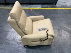 Single Leather Electric Recliner Model 3160 - 3