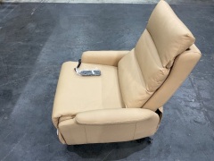 Single Leather Electric Recliner Model 3160 - 4