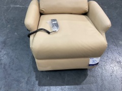 Single Leather Electric Recliner Model 3160 - 9
