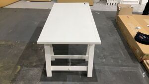 Trestle Desk 180x90cm White #303 - 2